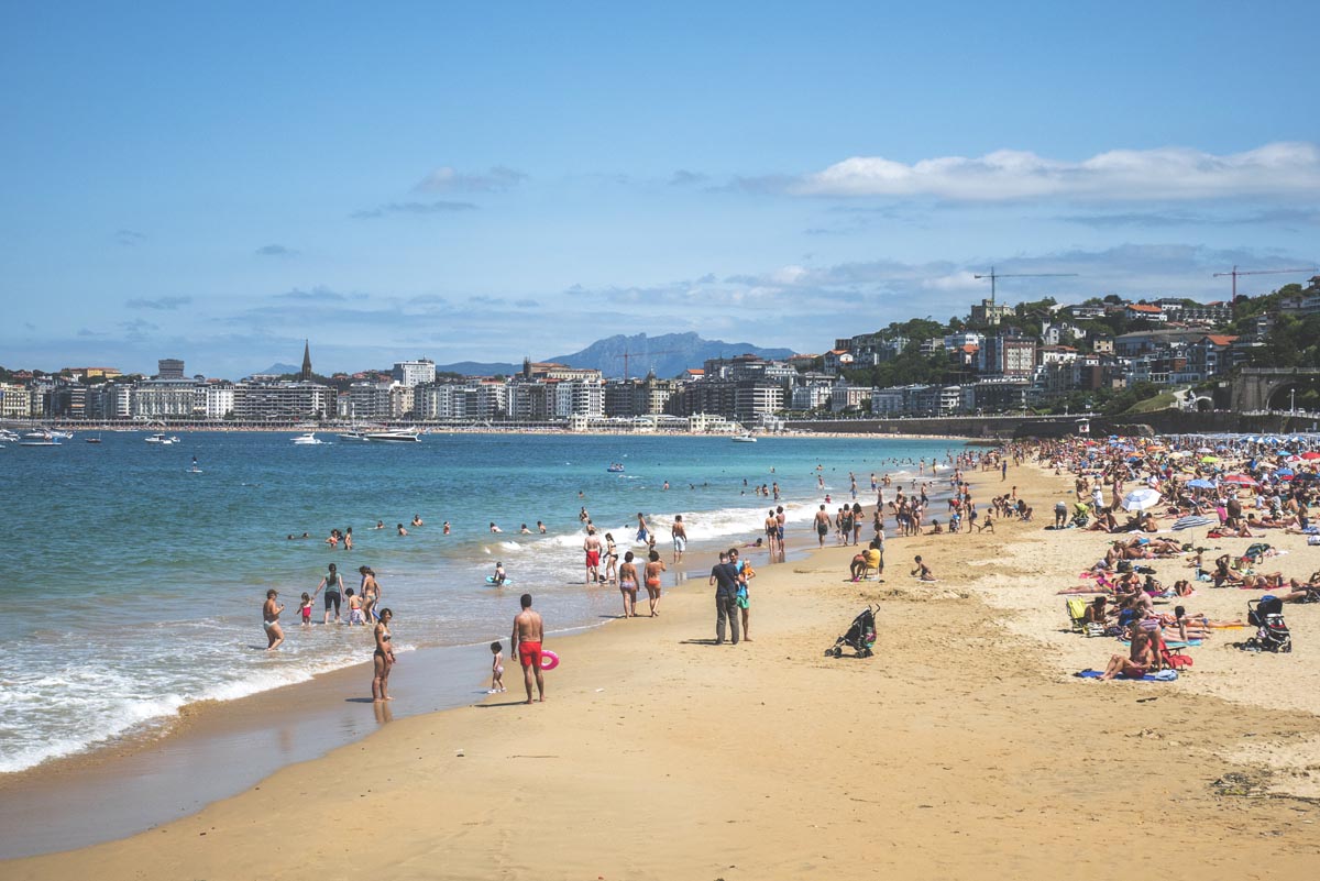 donostia plage