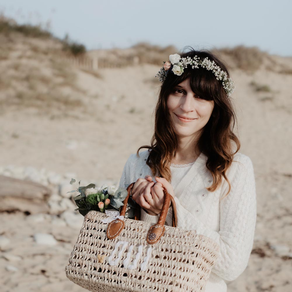 couronne de fleurs mariage