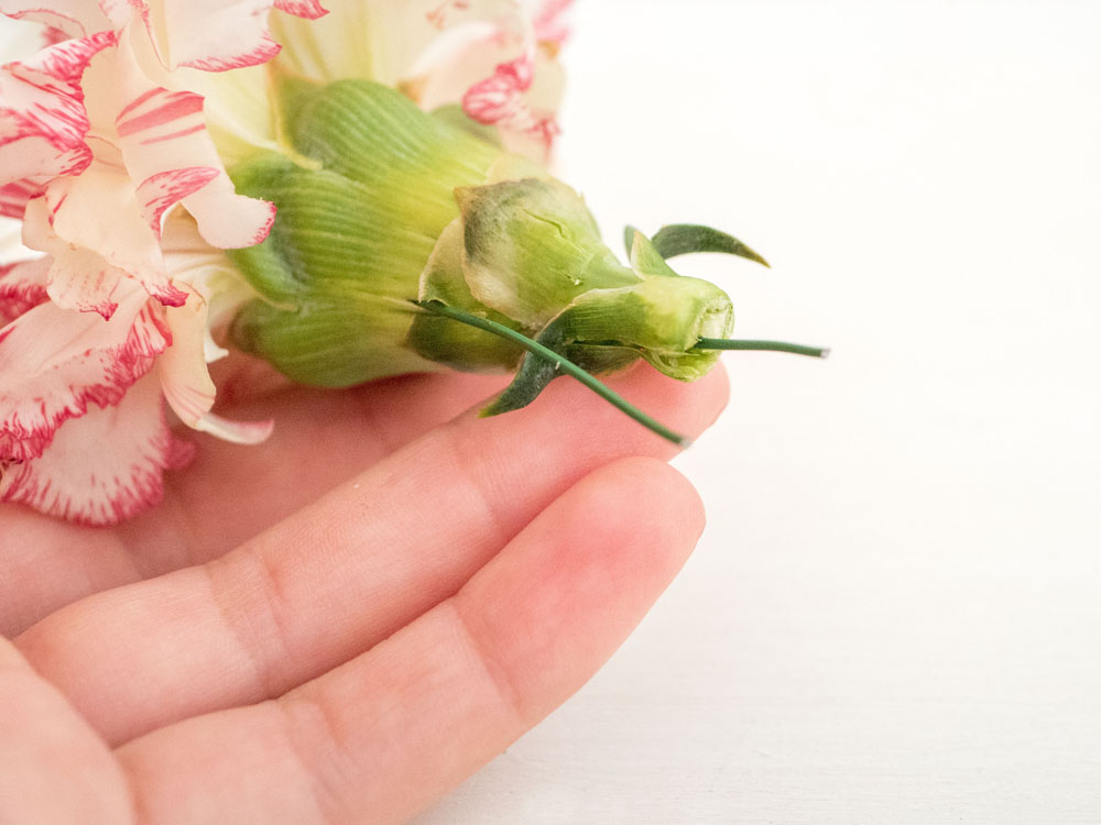 tutoriel couronne de fleurs