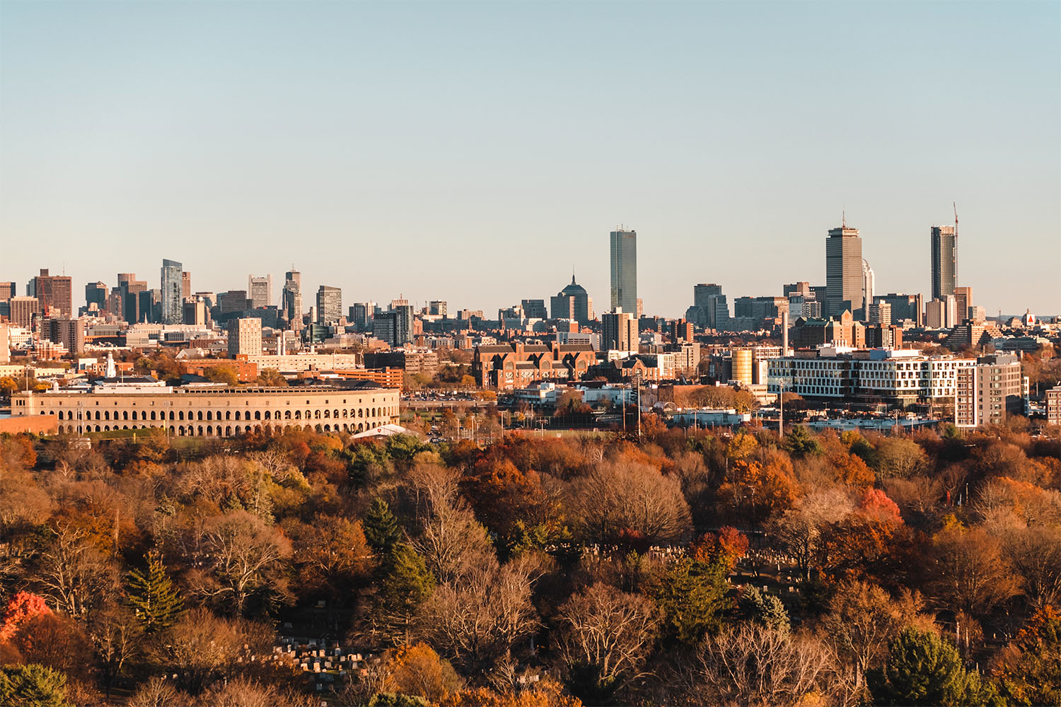 automne à Boston, massachusetts