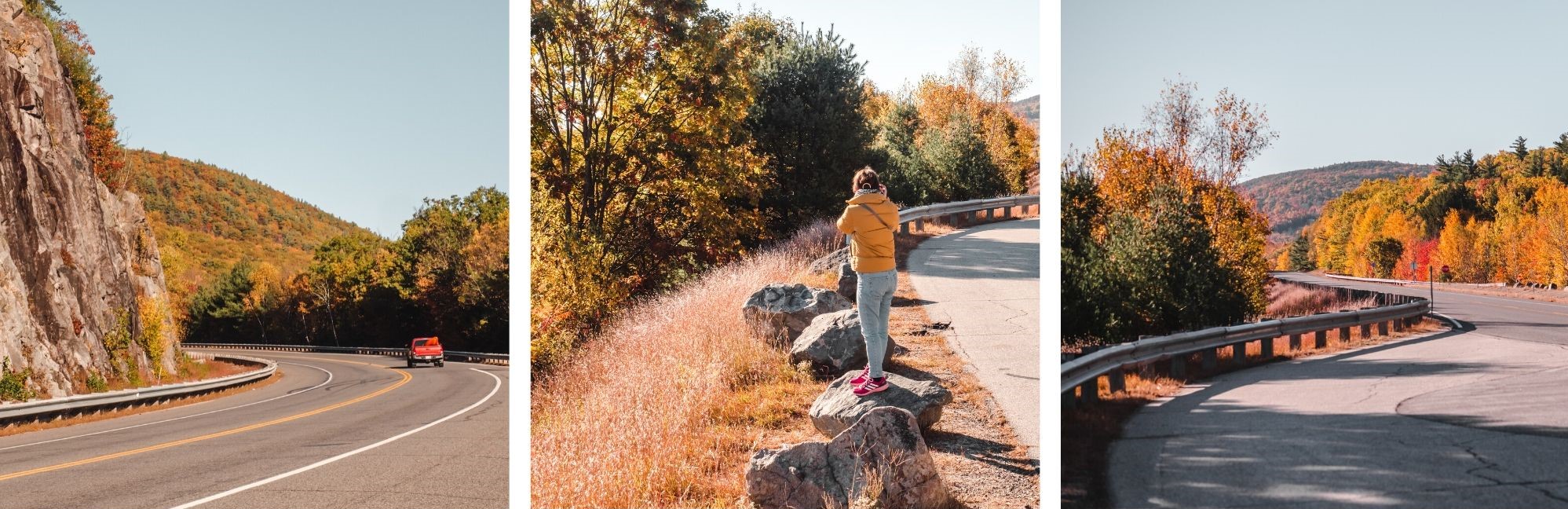 new hampshire hiking at fall